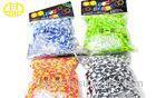 Crazy Funny elastic Loop rainbow loom rubber band bracelet kit orange