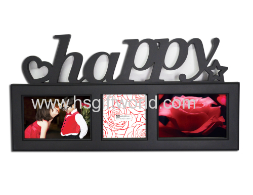 3 opening plastic photo frame No.01008B