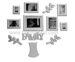 7 opening family tree plastic injection photo frame No.CY0004