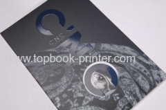 High-grade spot UV coated cover perfect-bound clothes magazine or journal sealed with plastic package