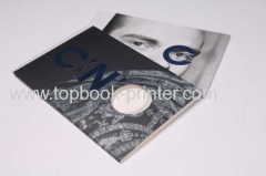 Print high-grade spot UV coated cover perfect-bound clothes magazine or journal sealed with plastic package