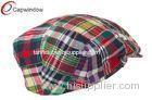 Multi Patchwork Plaid Portland Madras Plaid Cotton Baseball Caps / Ivy Cap