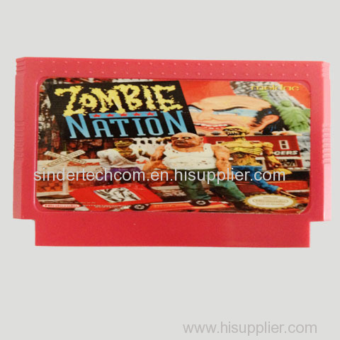 Zombie Nation FC/NES 8 bit games FC Game Card