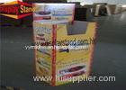 Offset Printing 3 POP Floor Cardboard Display Stands / Cosmetic Displays