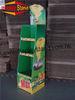 3 tier including heard card Store display Cardboard Floor Display Stands