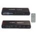 Black Mini 5 in 1 hdmi amplifier switcher remote control / automatic hdmi switch