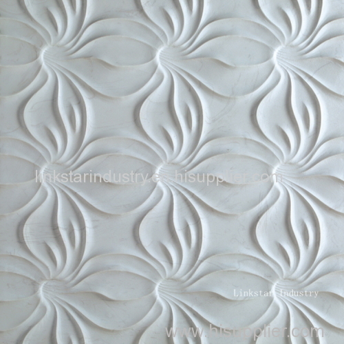 3D artistic sculptural feature stone wall art tiles