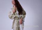 Custom Double Layer Style Luxury Hotel Bathrobes With Color Combed Cotton