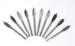 16mm 18mm 28mm Wood Flat Drill Bits Round Shank For Drilling Wood / Plywood