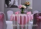 Wedding Party Beautiful Jacquard Hotel Table Cloth With Customized Size and Color