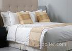 Jacquard Fabric Comfortabel Luxury Hotel Bed Linen Sets Twin Size , Full Size , King Size