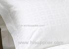 Custom King Size / Full Size Hotel Bed Sheets Wholesale With Yellow Bed Runner