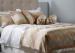 Luxury 100% Cotton Sateen White Hotel Bed Linens / Custom Linen Bedding Set