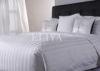 100% Cotton 3cm Stripes Luxury Hotel Bedding Sets 200TC Embroidered Hotel Bed Set