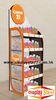 Gloss PP Metal Retail Display Stands Portable For 21 Creme Cosmetic Displaying