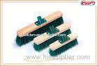 Green PP Screw Wooden Sweeping Brooms Durable Push Broom 23cm