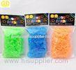 Glow Dark Color Rainbow Loom Elastic Bands With Printed Header Bag