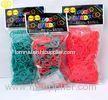 Environmental Rainbow Loom Elastic Bands Food Grade Fresh Single Color