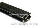 EPDM Rubber Seal , Solid + coating + stainless steel spine rubber door seal