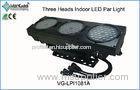 108W Three Heads Indoor LED Par Light 108pcs 1W LED Lamps Beam Angle Optional