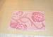 Pink modern rose flowers hand tufted rugs anti slip bath mat for Home decoration