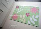 Green Nordic Style printed Non Slip Door Mats of 65% Cotton 35% Polyester