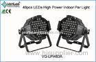 High Power Indoor LED Par Can Lights 48pcs 3W EDISON LEDs RGB DMX-512