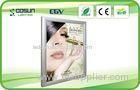 Ultra Slim Snap Frame Light Box With Aluminum Frame Menu Board CE , FCC