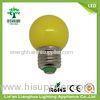 Environmental Friendly Energy Saving Yellow LED Light Bulbs 0.5w With CE / ROHS