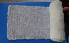 Polyester-cotton material stretch wrinkles bandage