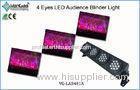 48pcs 4 Eyes DMX-512 LED Stage Light RGB 3 Basic Colors LED Audience Blinder Light