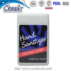 20ml card waterless hand sanitizer products promotional
