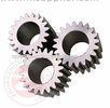 Helical Transmission Gear Forging For Wind Power , Hot Forged Steel Flange Outer Ring