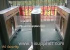 Luxury Bidirectional Swing Barrier Gate With RS485 Interface Entrance RFID Reader
