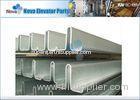 Hollow T Type Elevator Guide Rail , SS400 Steel Life Guide Rails