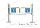 Supermarket Post Automatic Swing Barrier Gate With 304 Stainless Steel Material