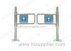 Supermarket Post Automatic Swing Barrier Gate With 304 Stainless Steel Material
