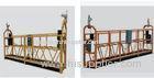 Customized 1000kg 2.2kw Suspended Rope Platform Single / Three Phases , Length 7.5m