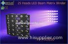 25pcs RGBW 4in1 10W LED Lamps Matrix Blinder Beam Pixel Light With Fan Cooling Function