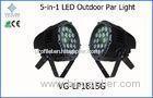 Low Power Consumption 5in1 LED Outdoor Waterproof 18pcs 15W LED Par Can Lights