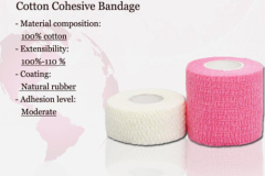Disposable Cotton Cohesive Bandage