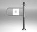 Outdoor 90 Angle Single Directional Durable Manual Swing Gate Barrier for Bus Station