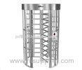 0.2S Electric Security Stainless Steel Full Height Turnstile with Light Alarm RS485