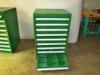 Industrial Tool Chests And Cabinets With 3 - 15 Drawers , Green