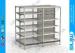 Australian Style Supermarket Display Shelves Mesh Pegboard Back