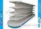 5 Layers Supermarket Display Shelves / Light Duty Gondola Semicircle Steel
