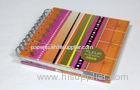 Custom Art Paper , Cardboard Spiral notebook printing Services With Film Lamination