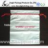 Resealable HDPE drawstring plastic bags Shopping Garment Polybag 500mm Length