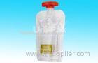 Customized Reusable Plastic Water Bag With Spout For Baby Food