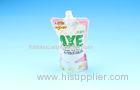 Customized Priting Plastic Water Bag Liquid Stand Up Pouch With Laundry Detergent